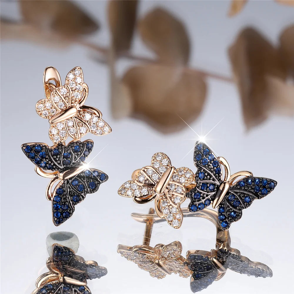 butterfly back earrings