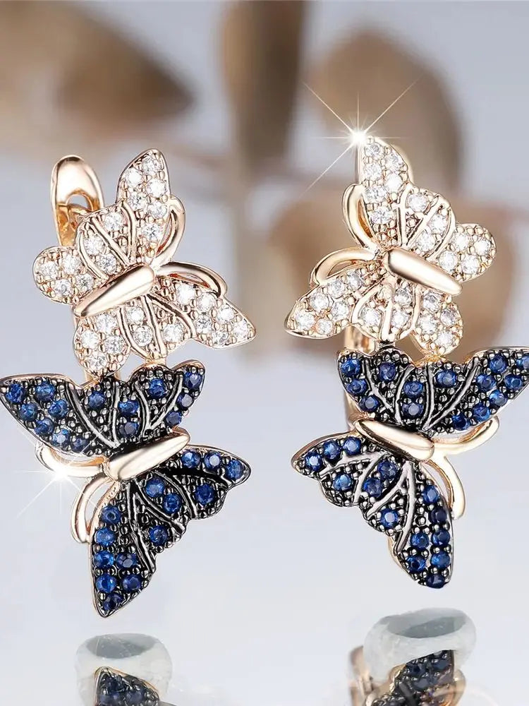 butterfly back earrings