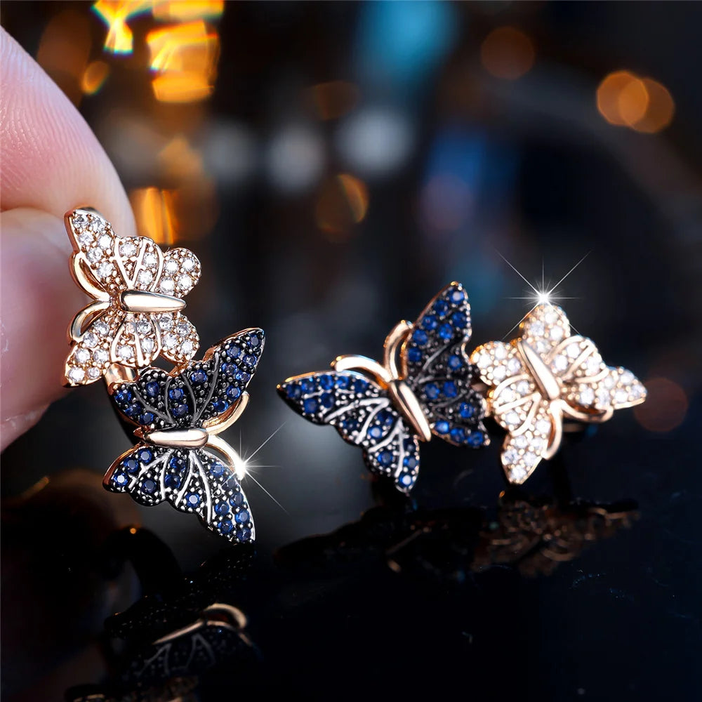 butterfly back earrings