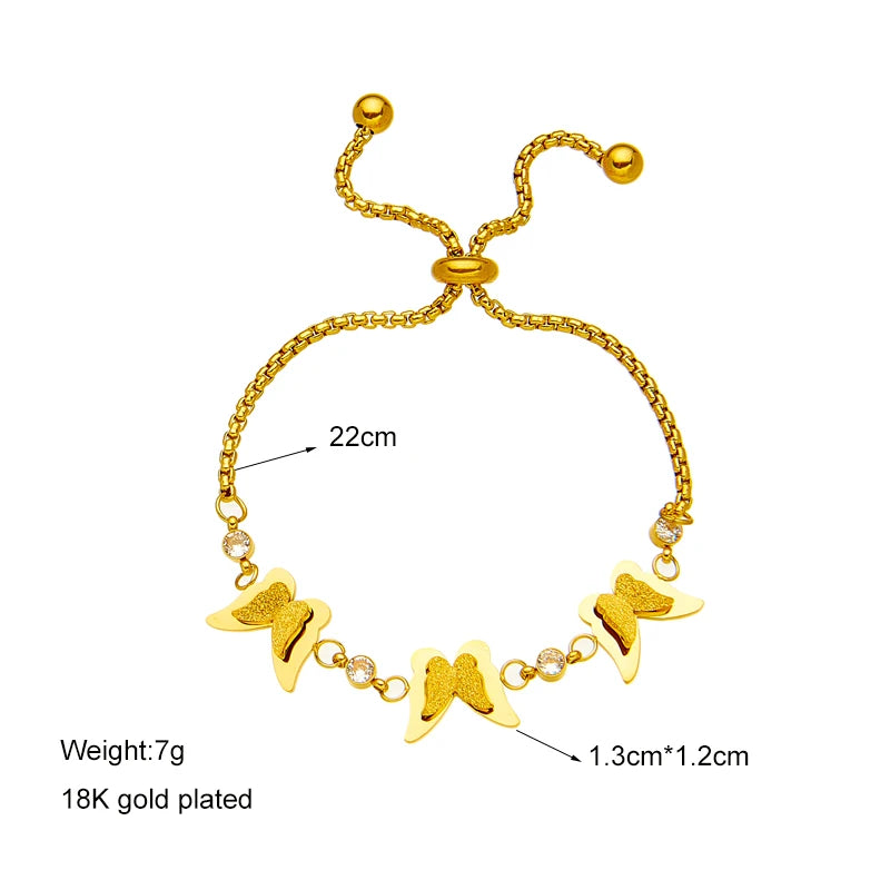 butterfly bracelet silver