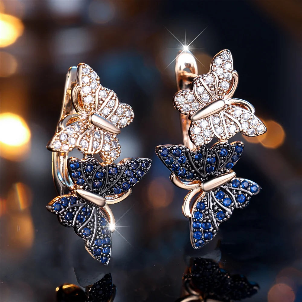 butterfly back earrings