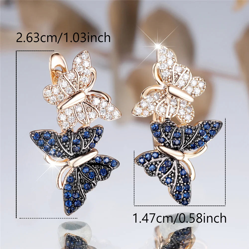butterfly back earrings