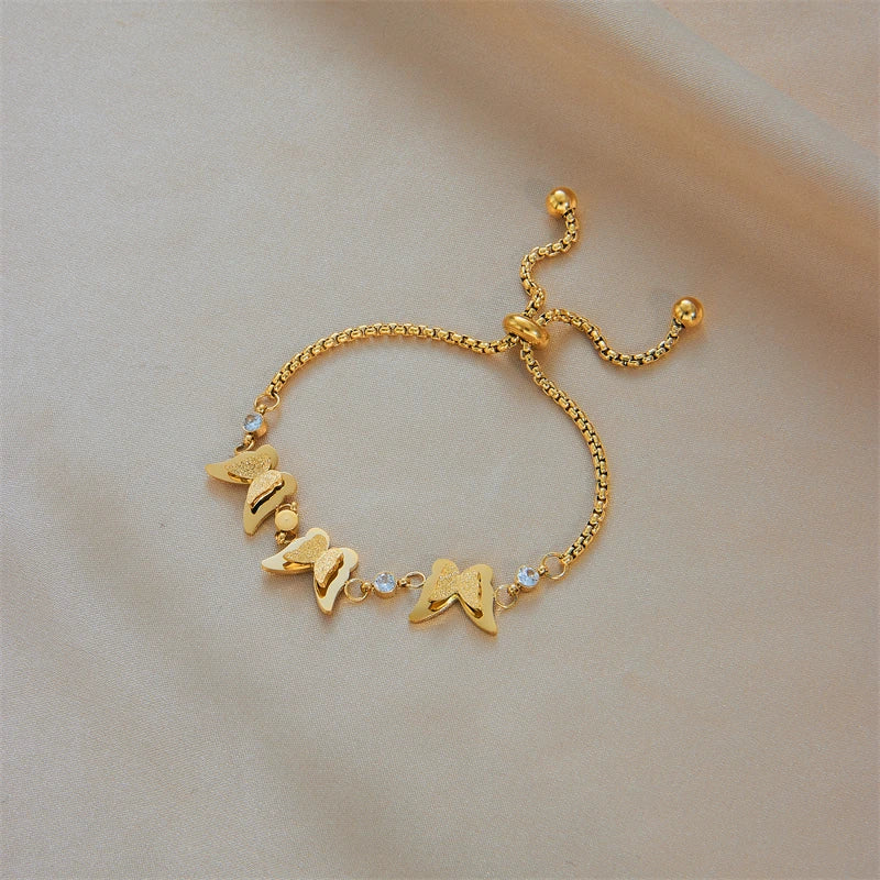 butterfly bracelet silver