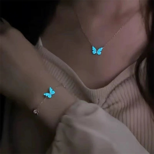 Butterfly jewelry set