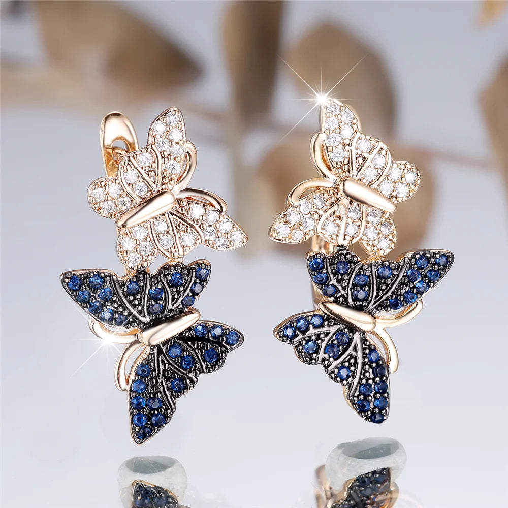 butterfly back earrings