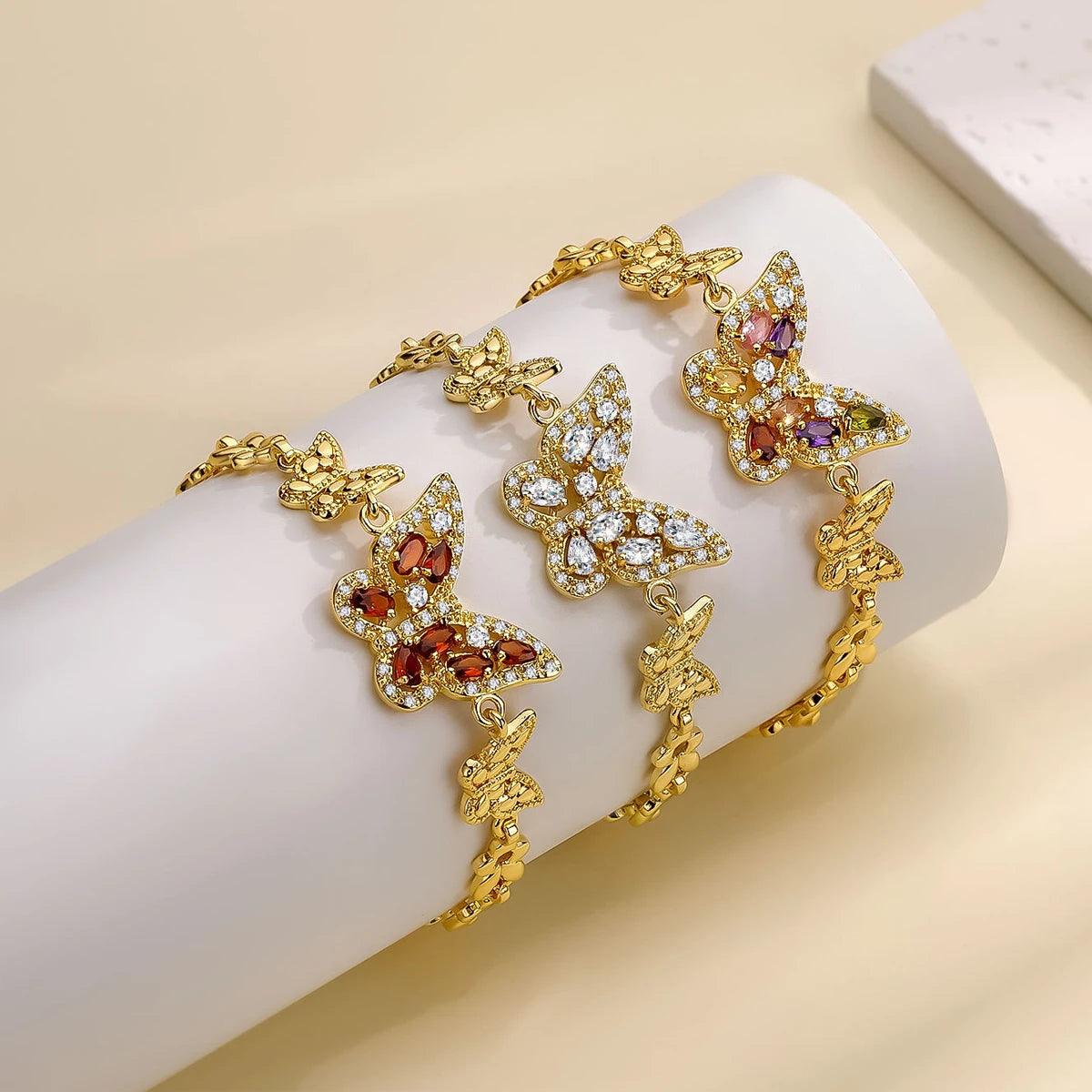 Butterfly bracelet gold