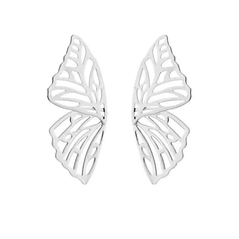 14k gold butterfly earrings