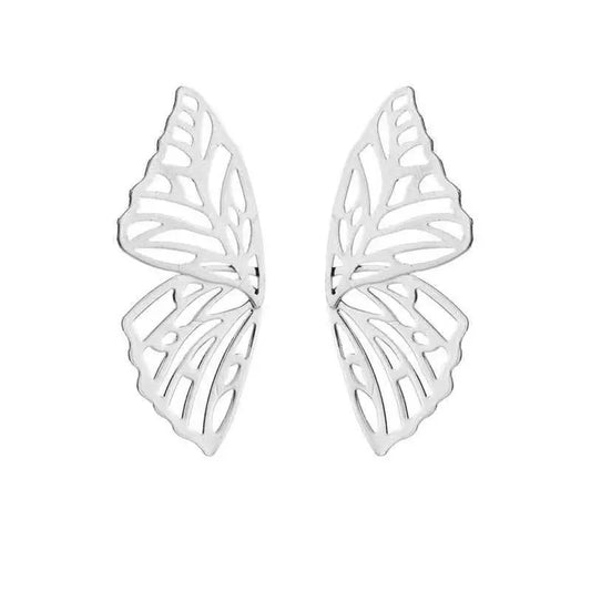 14k gold butterfly earrings